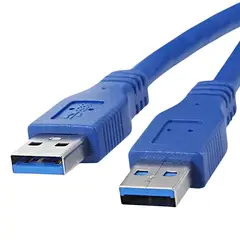 GENERICO - Cable USB a USB 3.0 GB datos USB macho a usb macho 1 mt