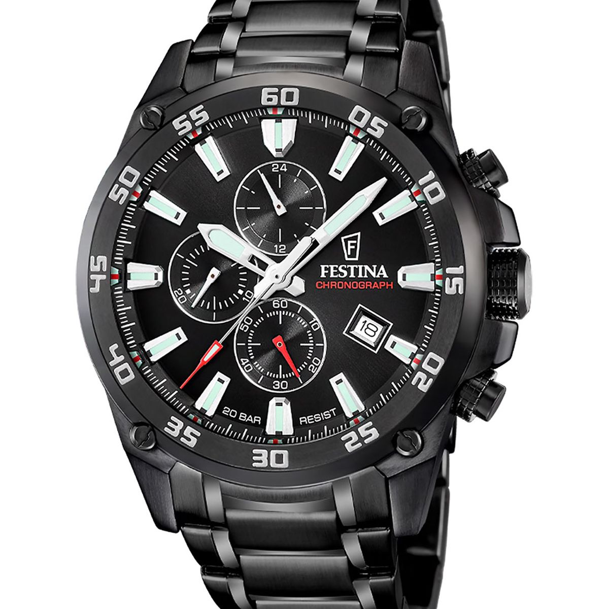 FESTINA - Reloj F20735/3 Festina Negro Hombre Timeless Chronograph
