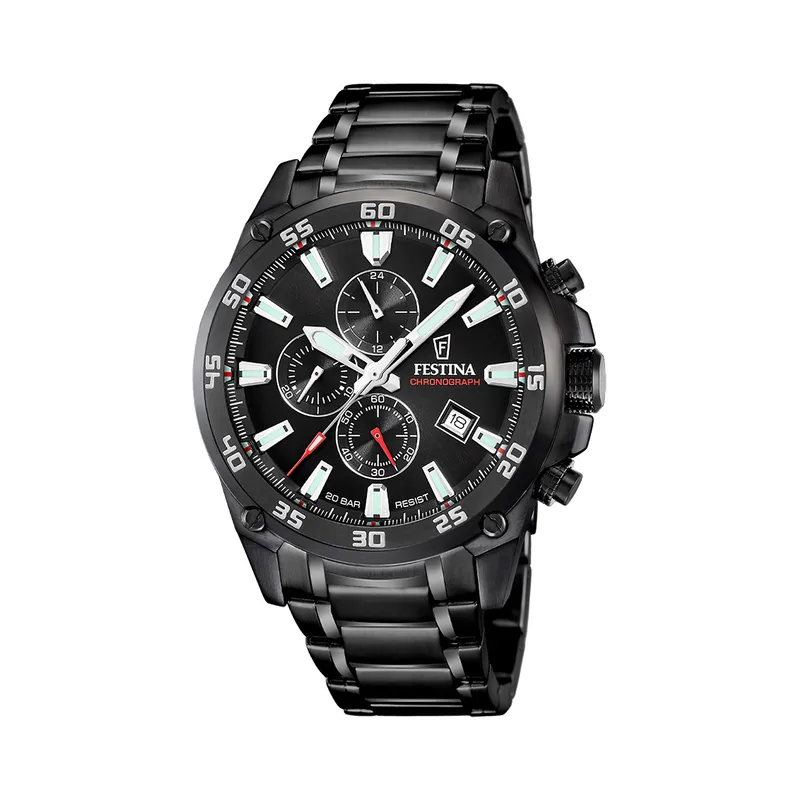 FESTINA - Reloj F20735/3 Festina Negro Hombre Timeless Chronograph
