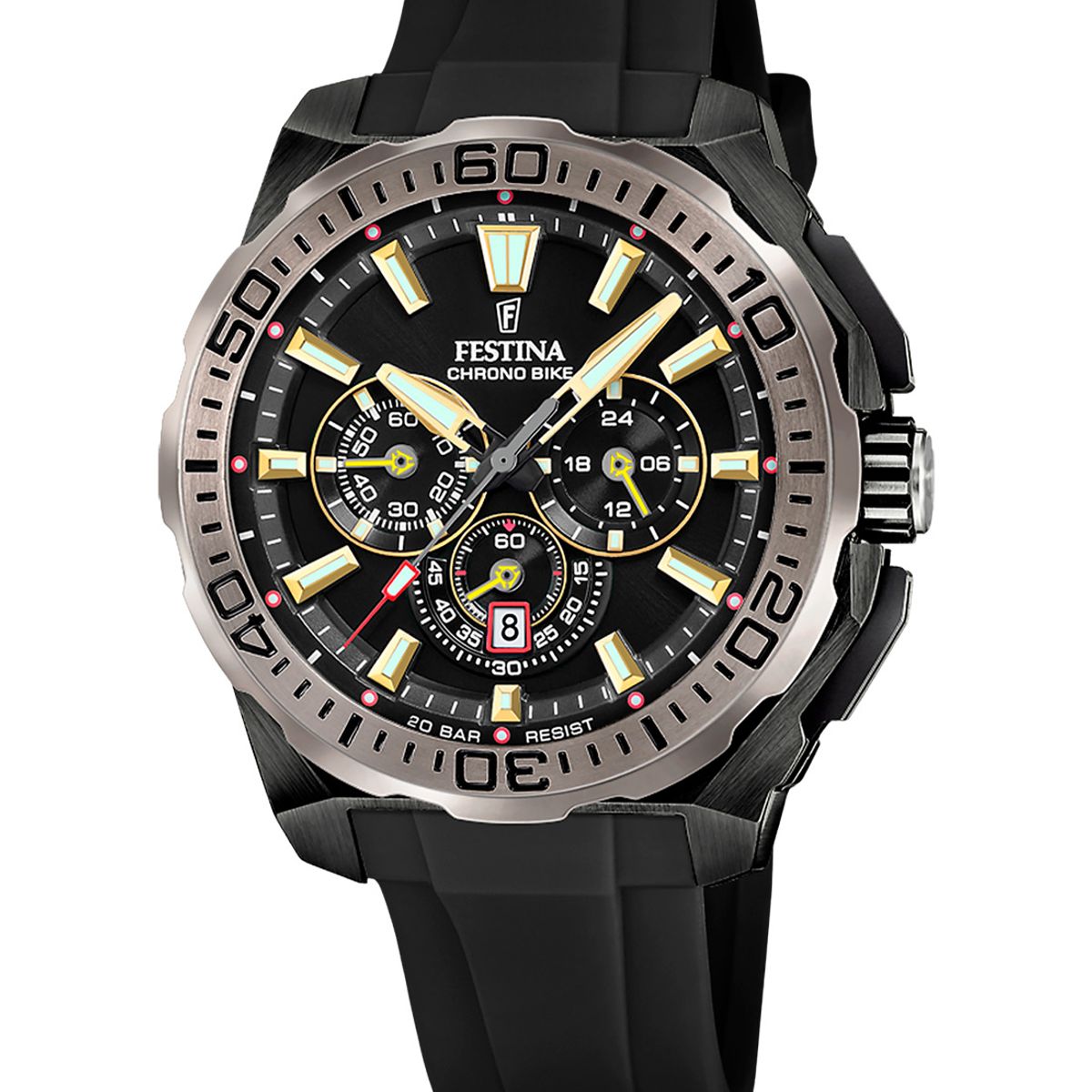 FESTINA - Reloj F20726/3 Festina Naranja Hombre Chrono Bike