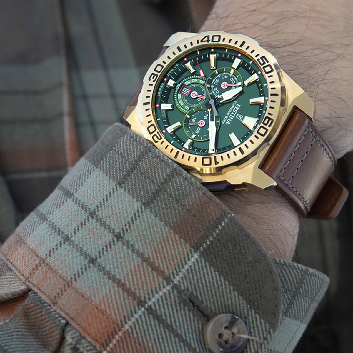 FESTINA - Reloj F20728/2 Festina Verde Hombre Chrono Bike