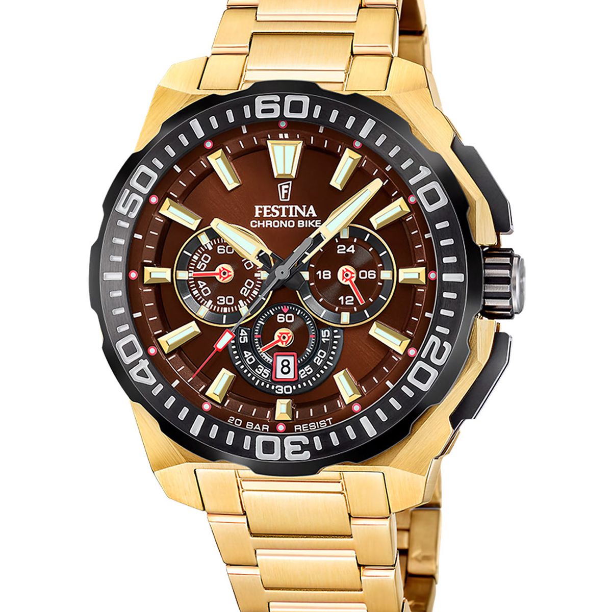 FESTINA - Reloj F20727/3 Festina Marrón Hombre Chrono Bike