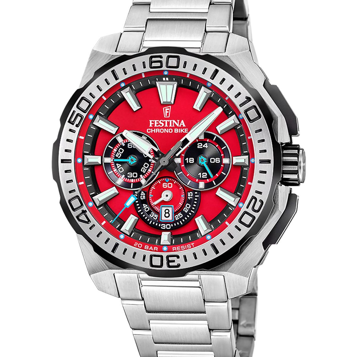 FESTINA - Reloj F20724/5 Festina Rojo Hombre Chrono Bike