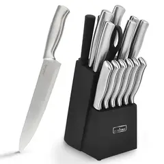 HOMELY - Cuchillo Chef Profesional Fervora De Cocina Set 15 Pzs