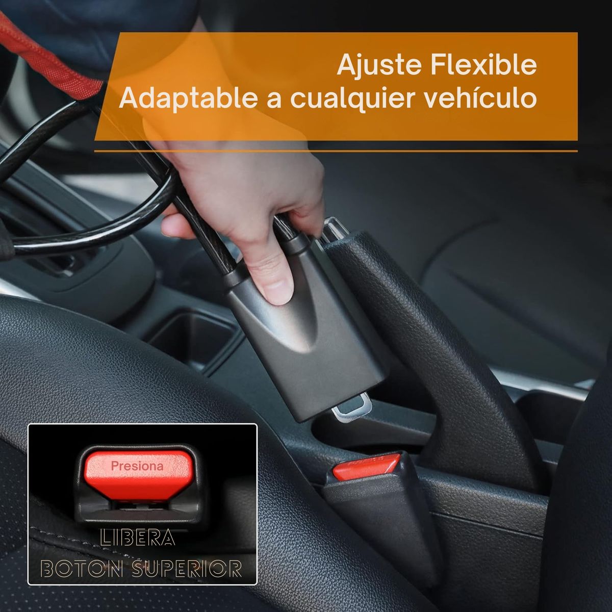 MOVI - Traba Volante Antirrobo con Bloqueo Doble  Seguridad Total