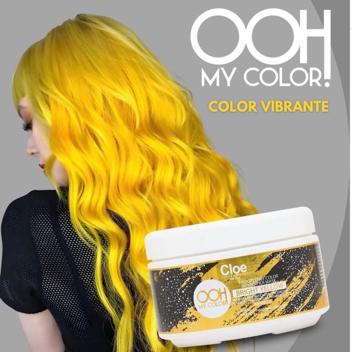 CLOE - Máscara Ooh My Color Bright Yellow Cloe 270GR
