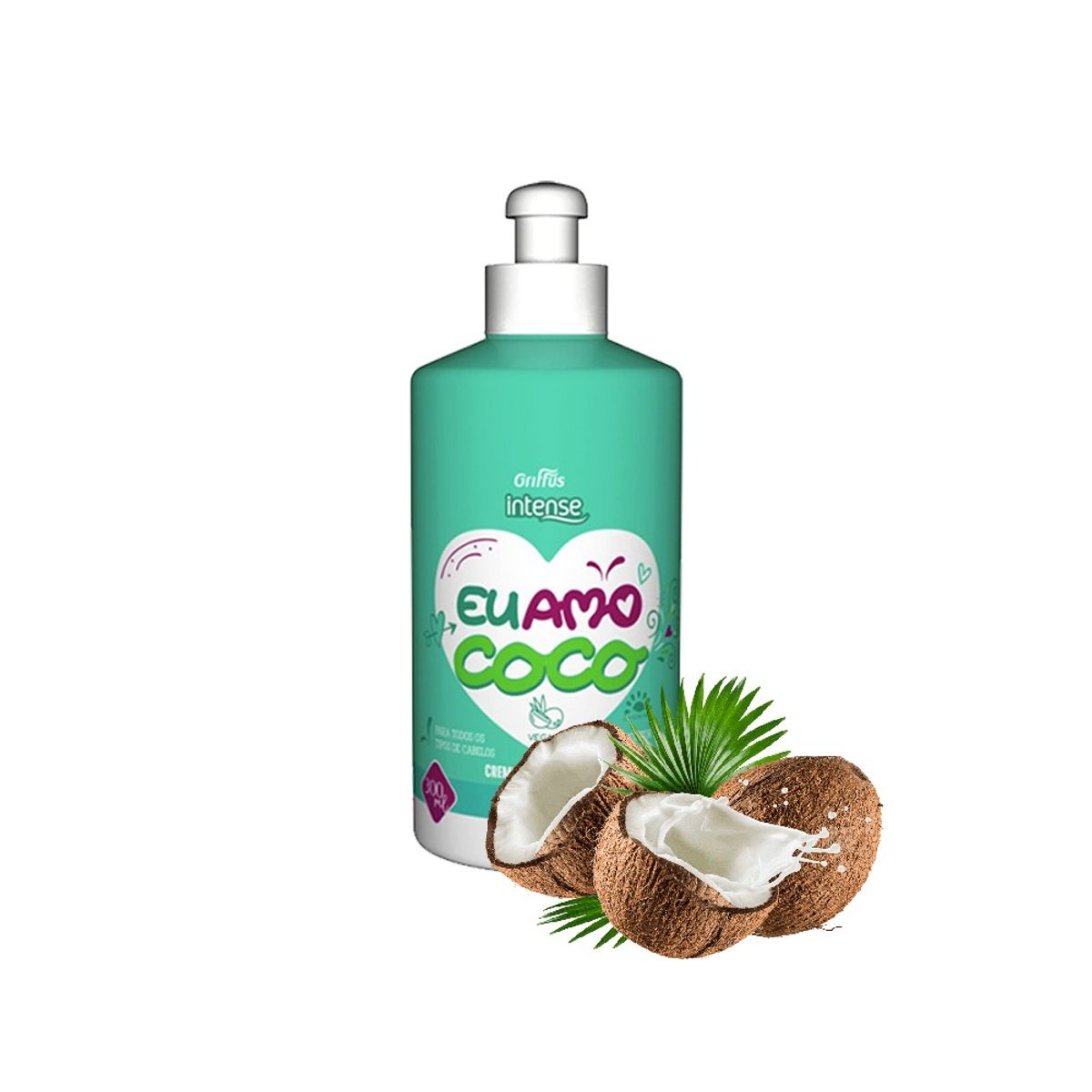 GRIFFUS - CREMA PARA PEINAR EU AMO COCO 300ML GRIFFUS