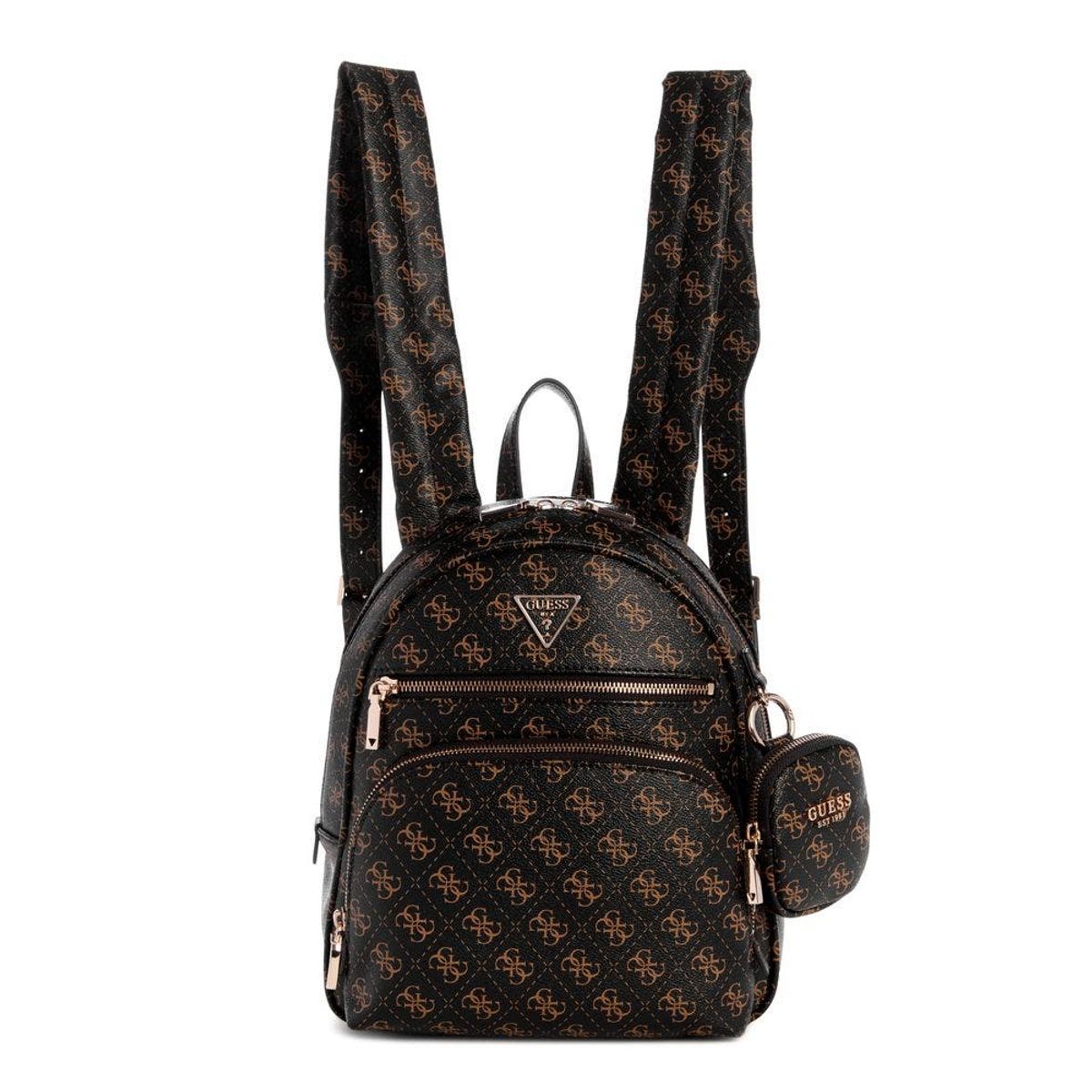 GUESS - Mochila Power Play Tech Backpack Marrón