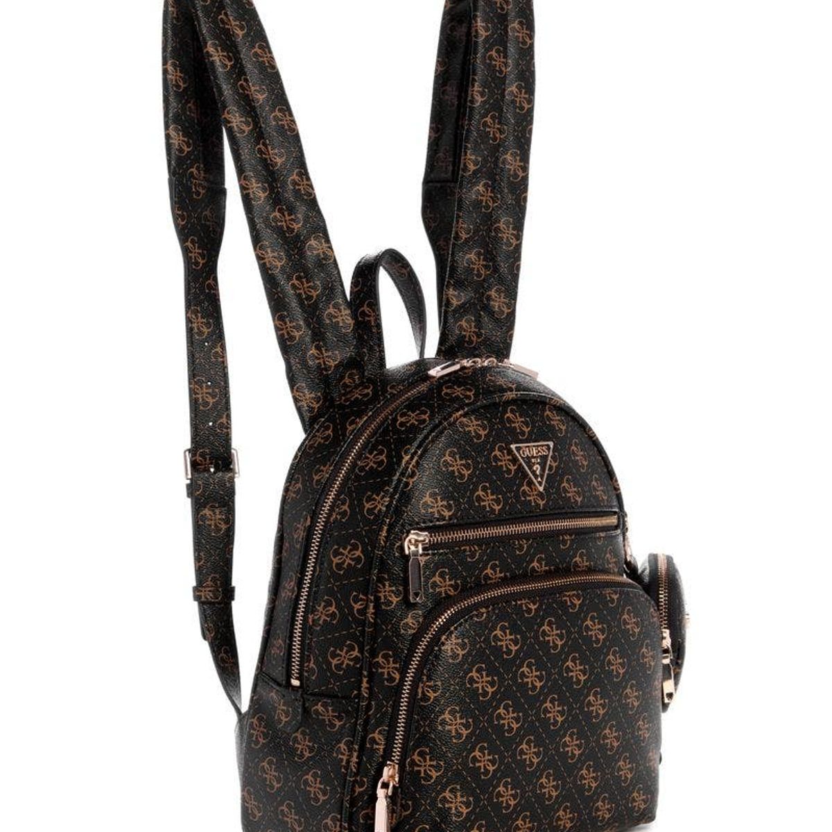 GUESS - Mochila Power Play Tech Backpack Marrón