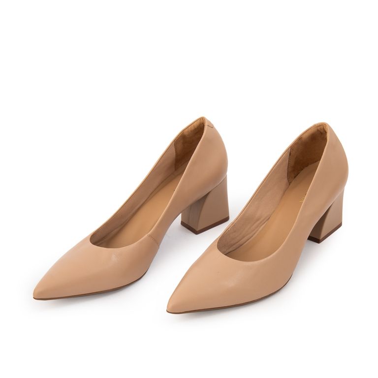 Zapato Tipo reina luna beige oscuro