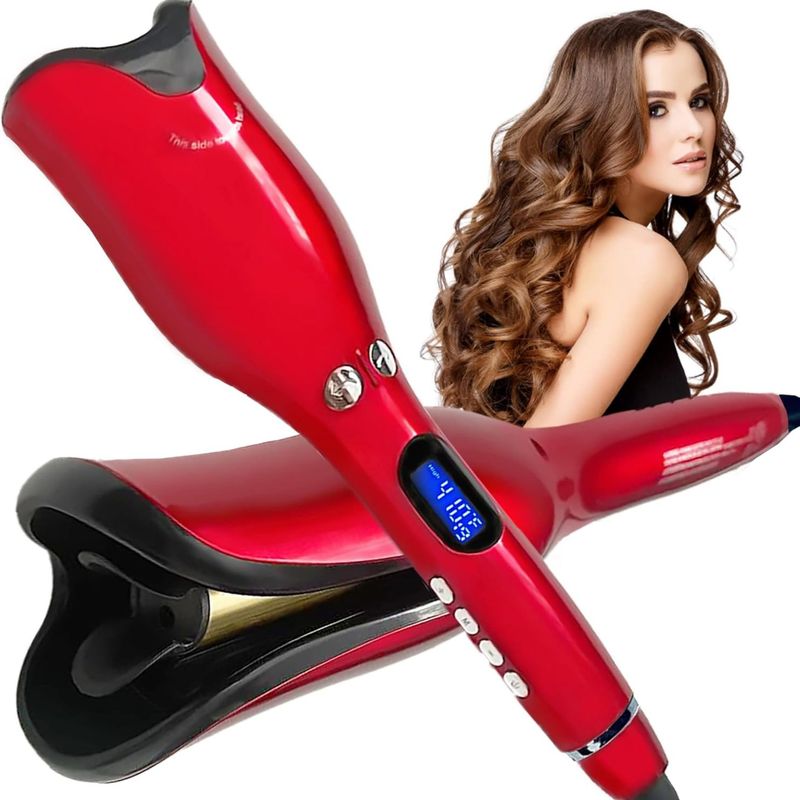 MOVI - Rizador y Ondulador de pelo giratorio automático Umate - Rizos perfectos en segundos