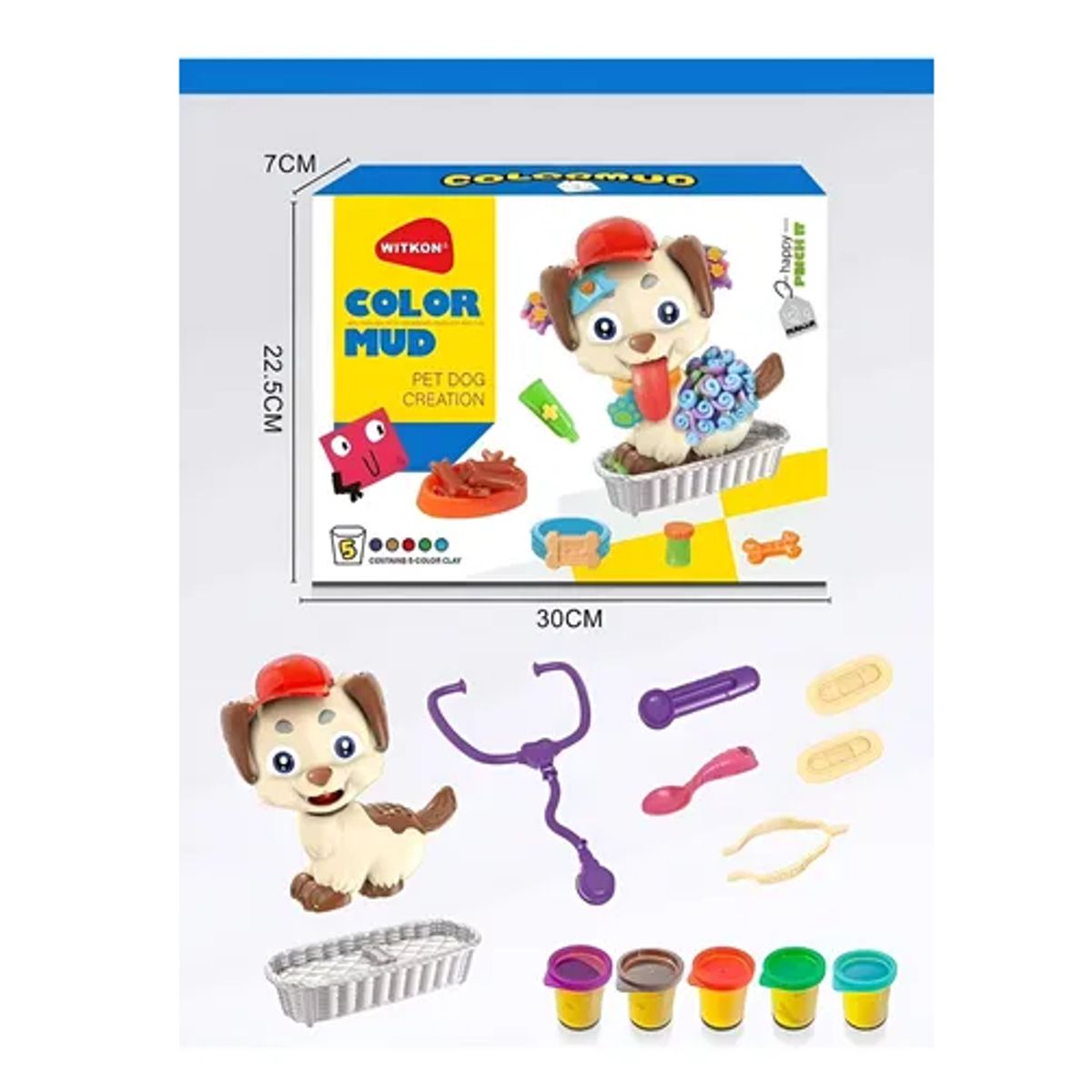 MESAJUEGO - Juegos De Masas Plastilina Niños Multicolores Veterinario