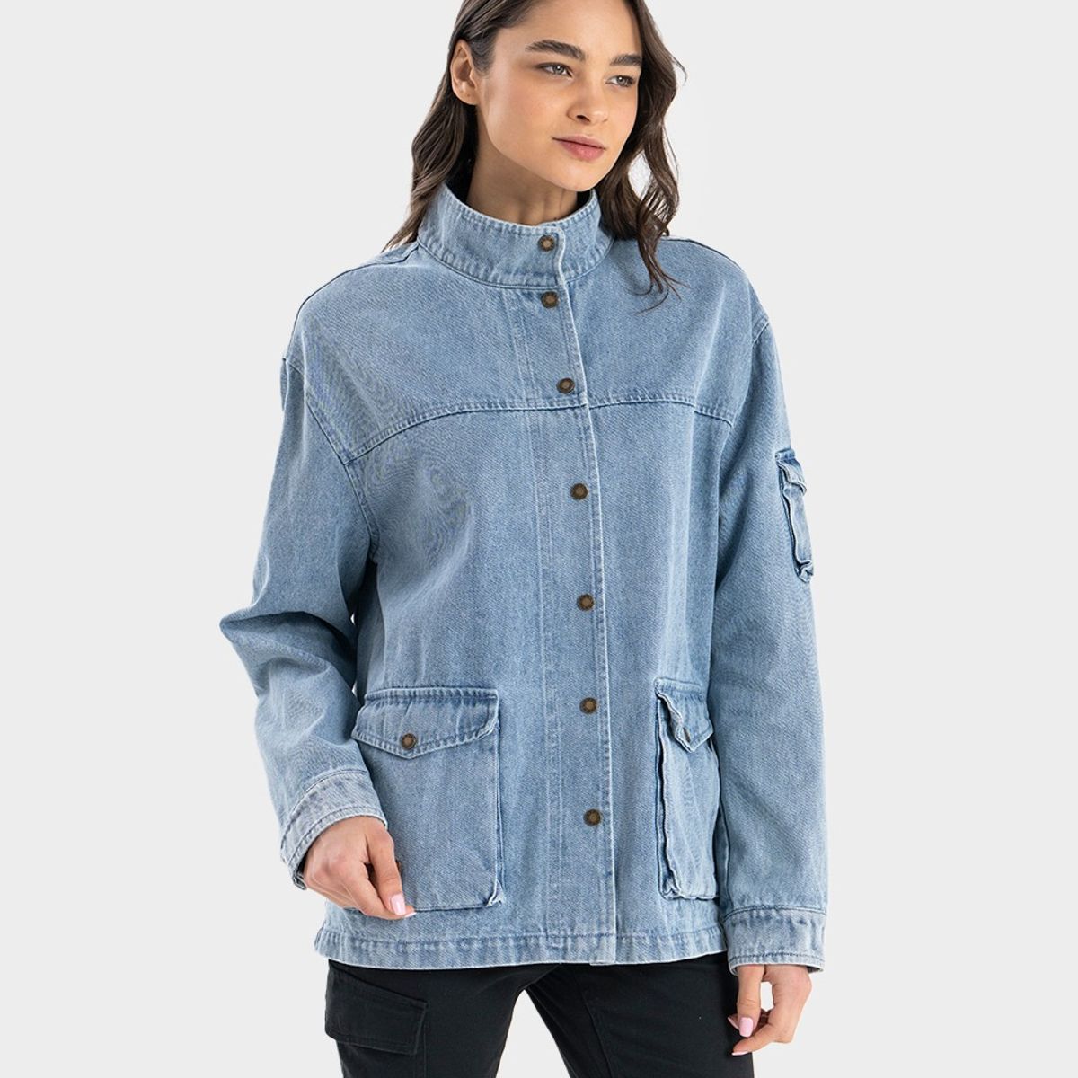 GNOMO - Chaqueta Denim Nunbur Mujer Gnomo