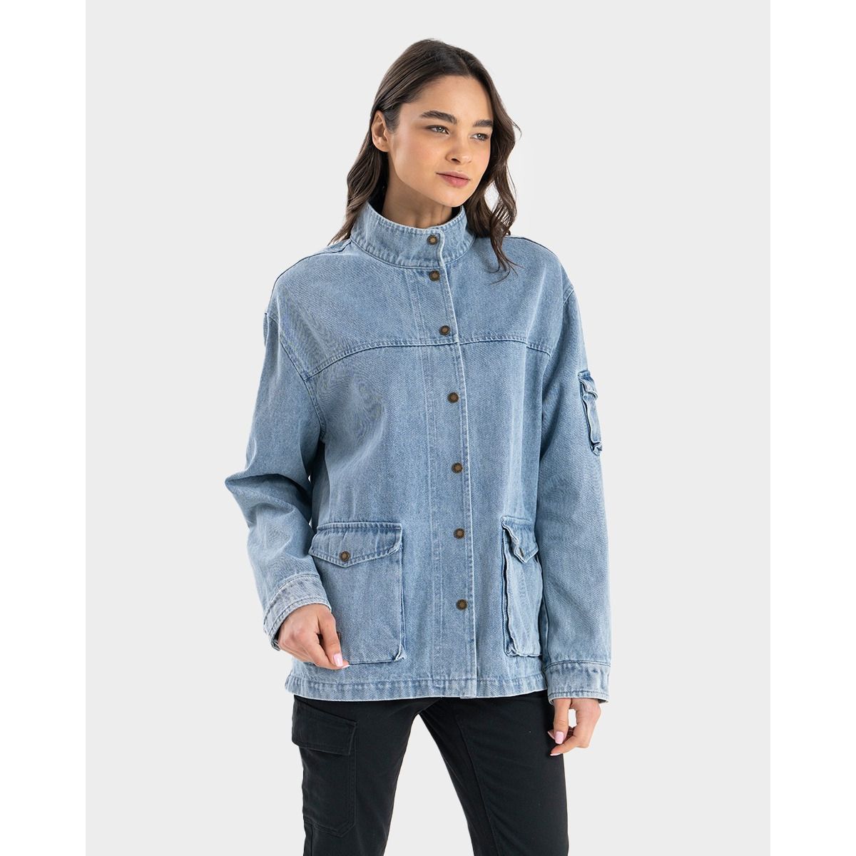 GNOMO - Chaqueta Denim Nunbur Mujer Gnomo