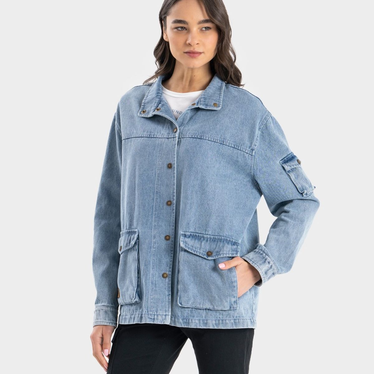 GNOMO - Chaqueta Denim Nunbur Mujer Gnomo