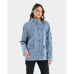GNOMO - Chaqueta Denim Nunbur Mujer