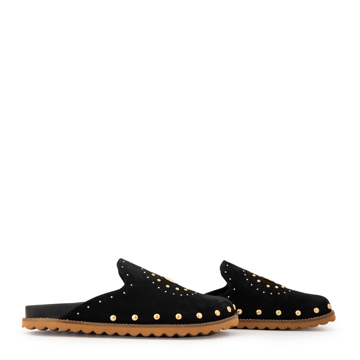 AMPHORA - Sueco onyx cuero negro