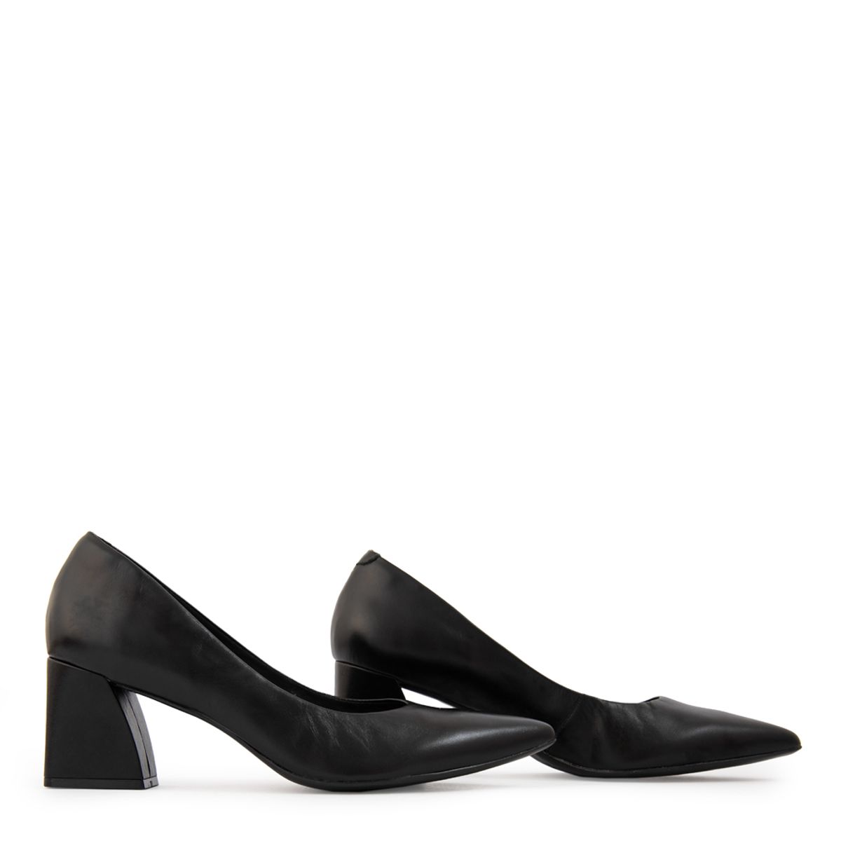 AMPHORA - Zapato tipo reina luna cuero negro