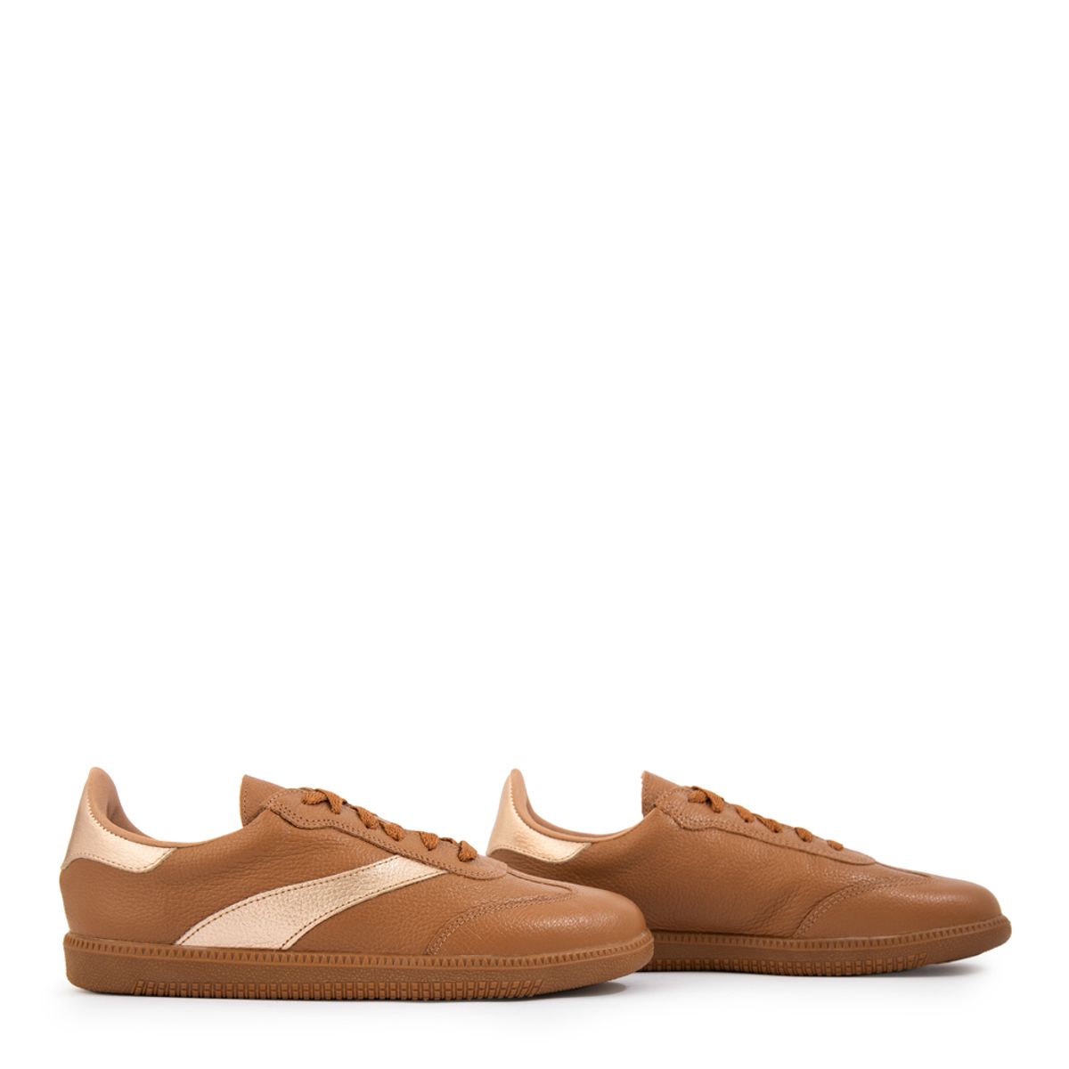 AMPHORA - Zapatilla noa cuero camel