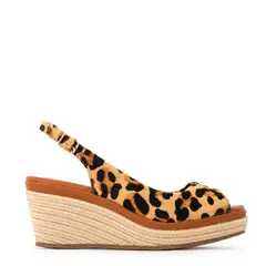 AMPHORA - Sandalia leonor cuero negro especial