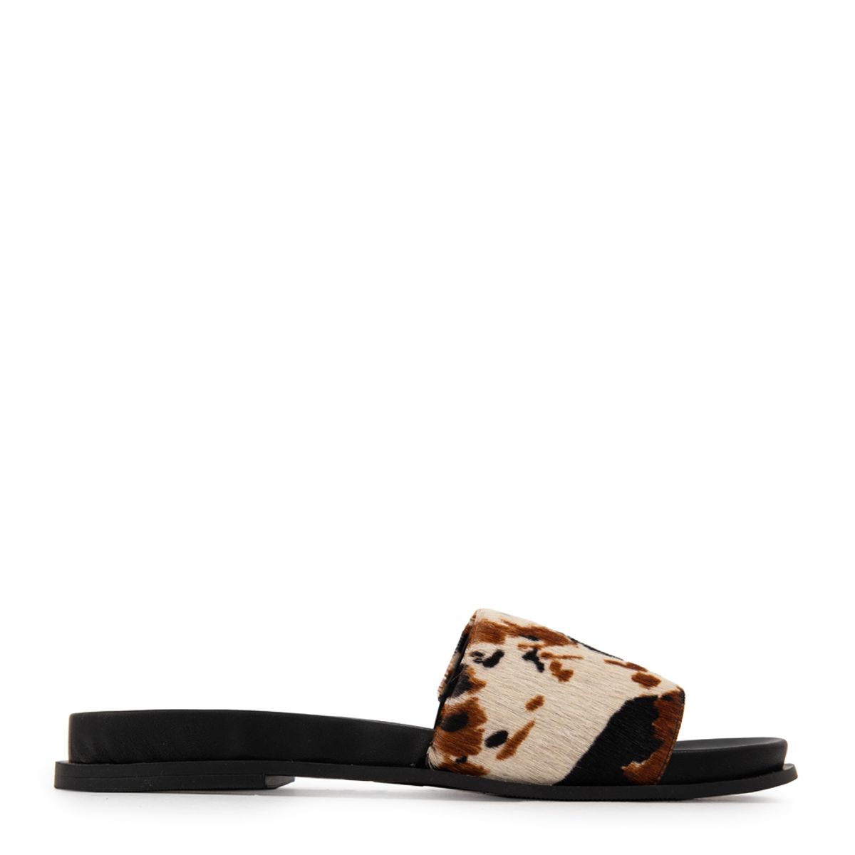 AMPHORA - Sandalia freya cuero negro especial