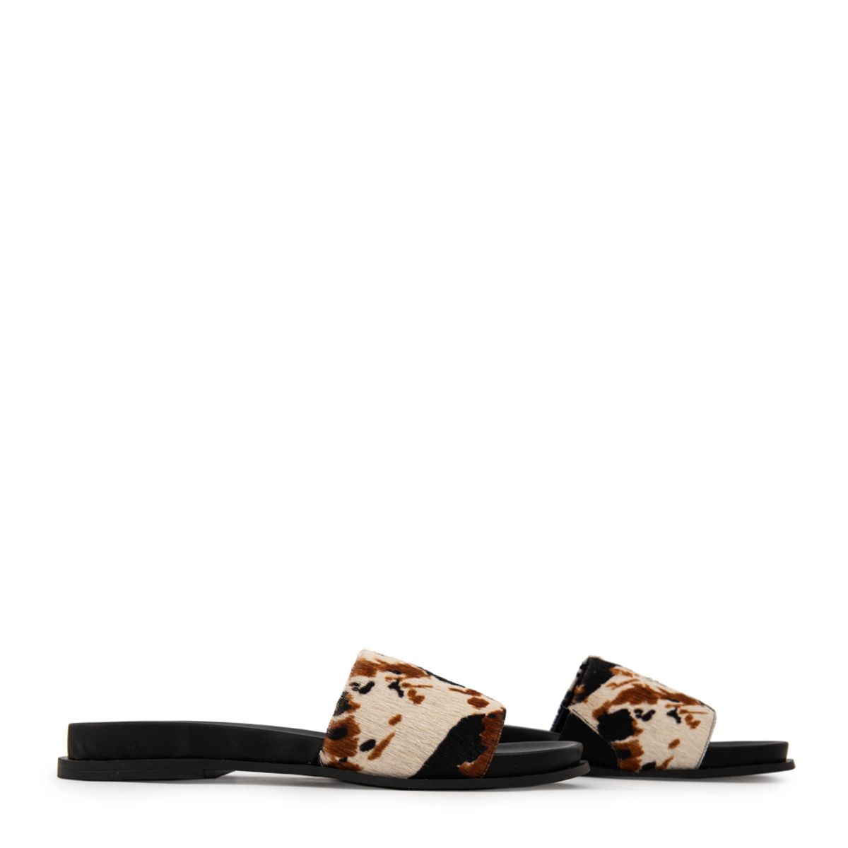 AMPHORA - Sandalia freya cuero negro especial