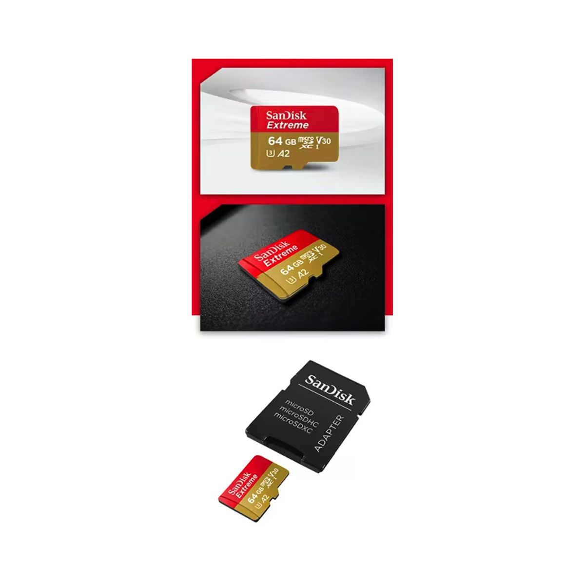 SANDISK - Sandisk Micro Sd Extreme 64Gb A2 4K 160MS