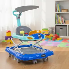 BEBESIT - Andador 3 en 1 Discover & Play Azul