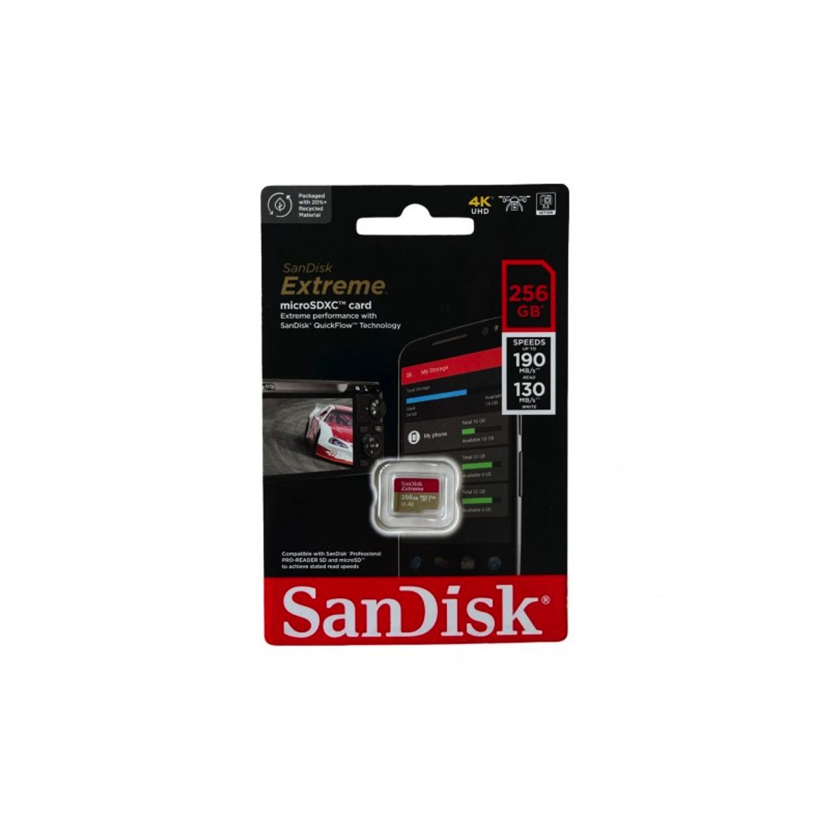SANDISK - Tarjeta De Memoria Sandisk Micro Sd 256Gb Extreme