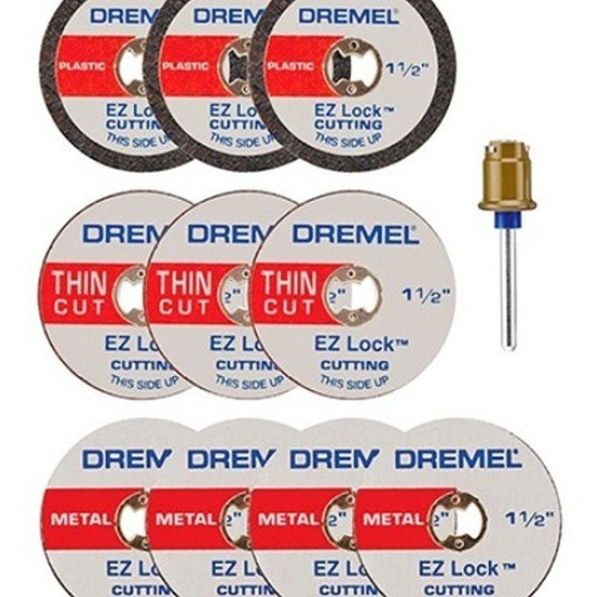 BOSCH - Microjuego de 11 accesorios de corte EZ Lock Bosch EZ728