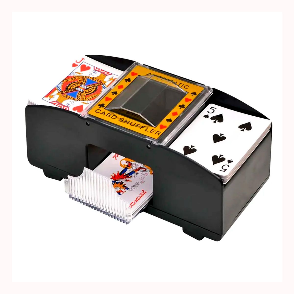 GENERICO - Mezclador barajador de cartas poker a pilas
