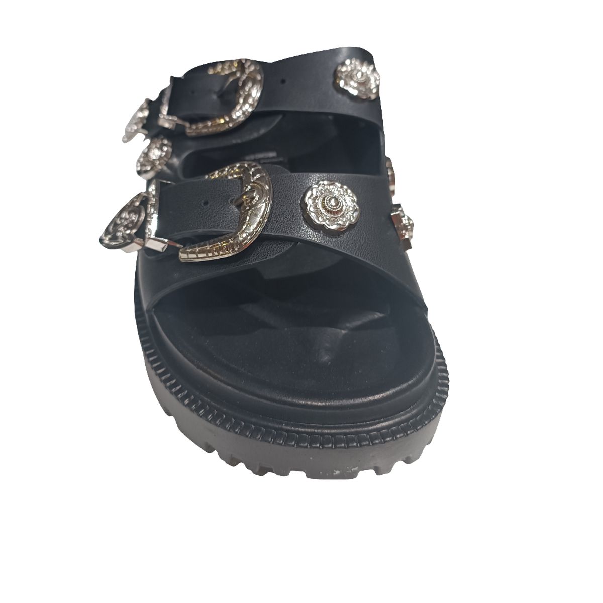 POZATINI - Sandalia plataforma Toque Real negro