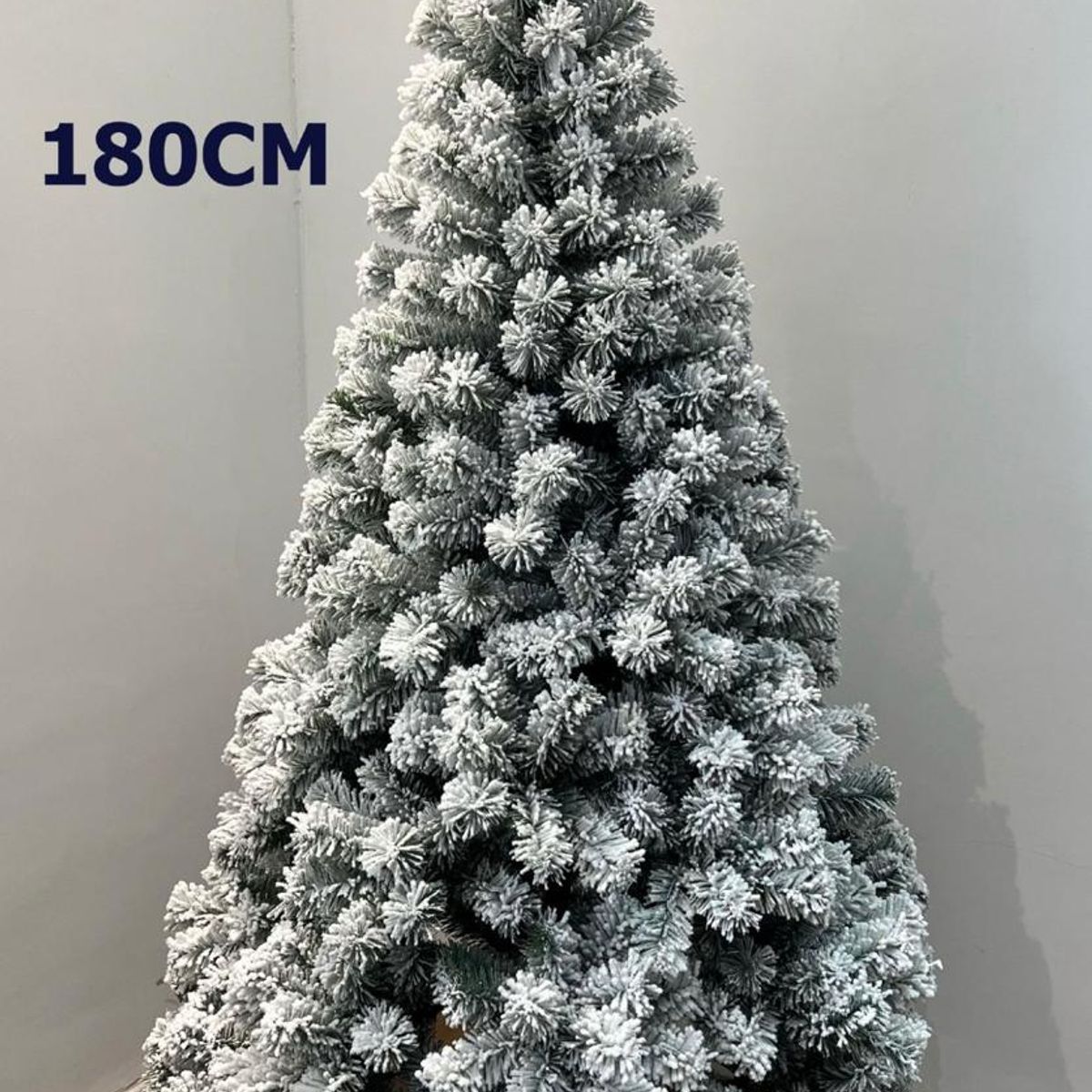 GENERICO - Arbol de Navidad Artificial Verde de Pino - Frondoso 180 cm - Nevado