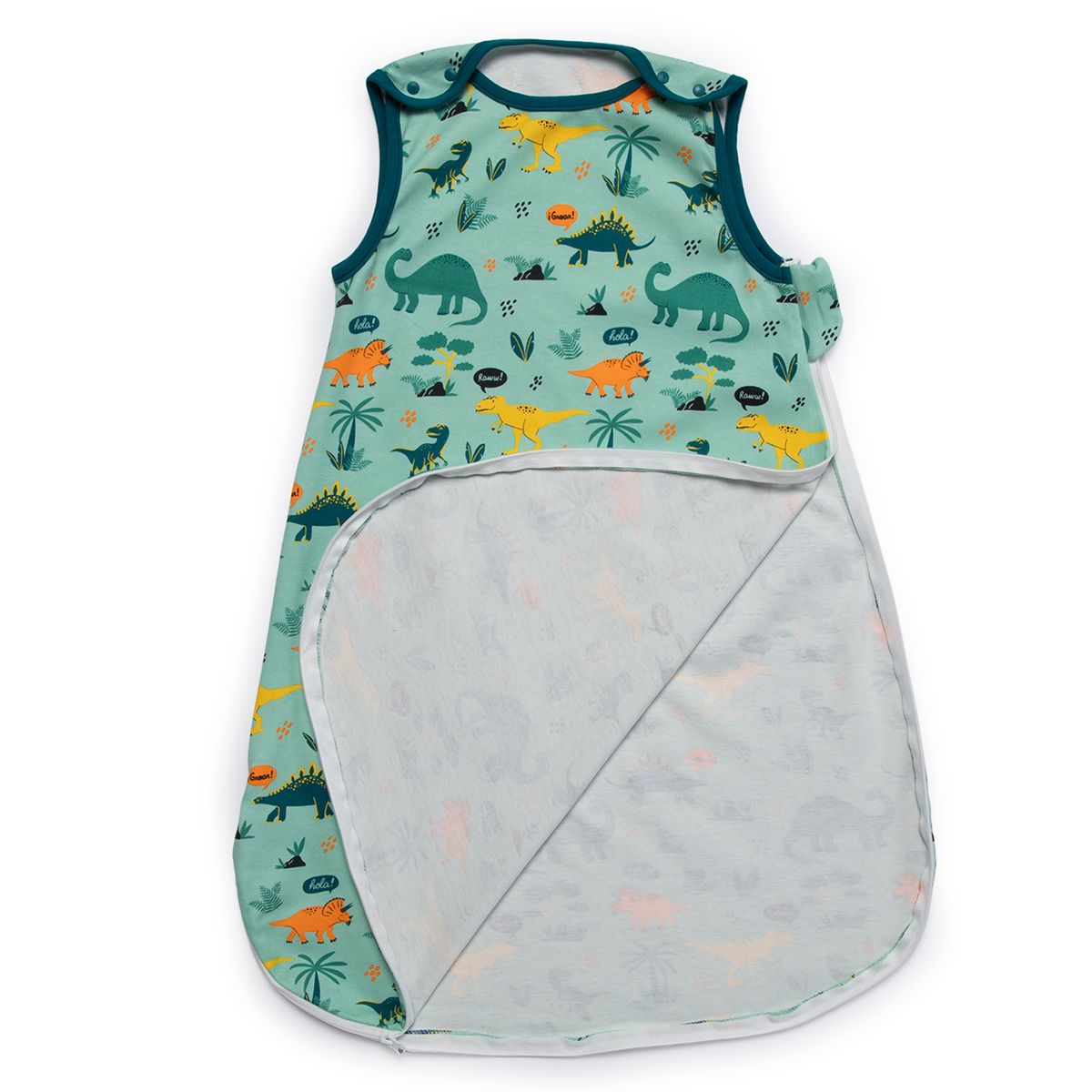 TU SAQUITO - Saco de dormir bebe TOG 0.5 gota Dinos Saquito bebé verano