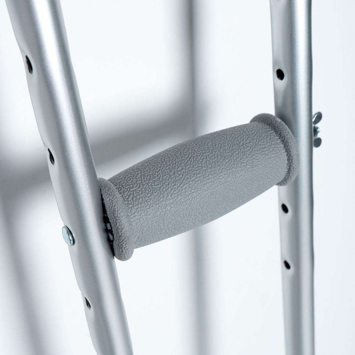 FIRST CARE - MULETA ORTOPÉDICA AXILAR PAR - GRIS