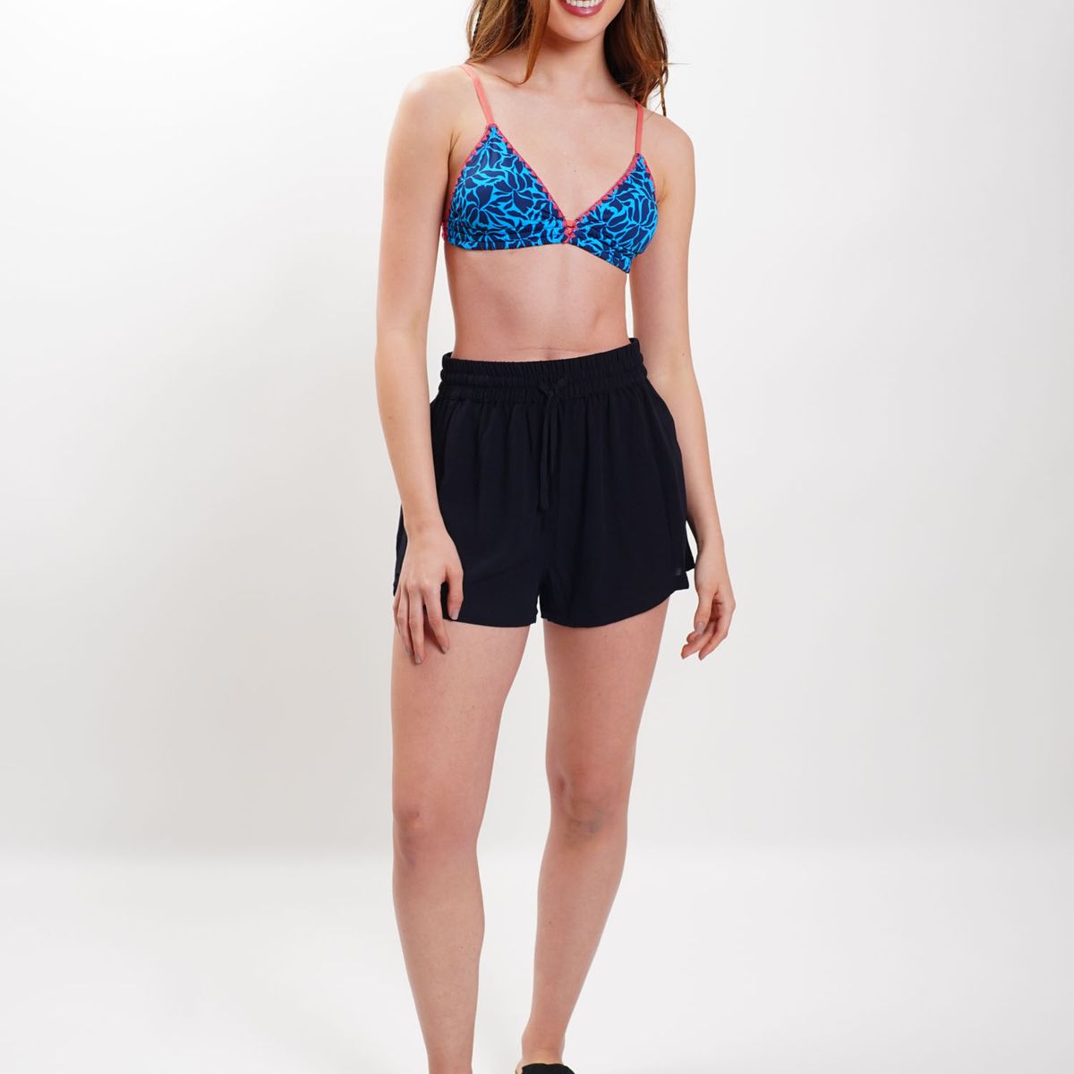 MAUI AND SONS - Short Calawai Negro Mujer Maui And Sons