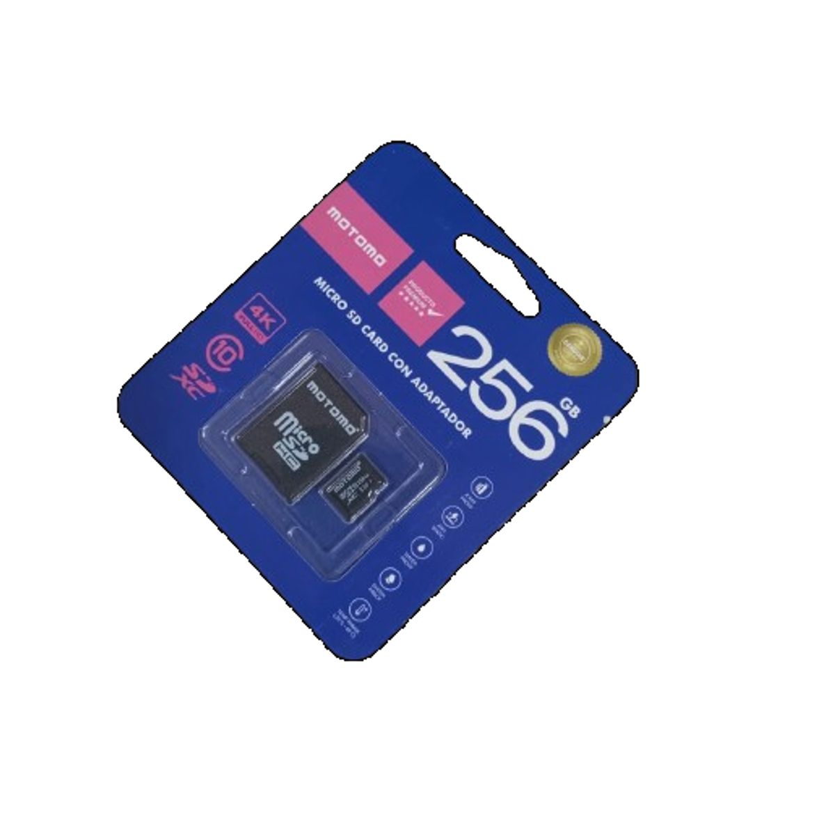 GENERICO - Tarjeta memoria Micro SD 256 GB MOTOMO