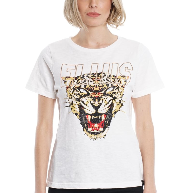 ELLUS - Polera Manga Corta Basica Jaguar Ellus