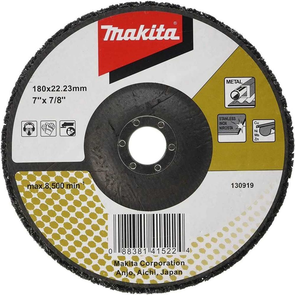 MAKITA - Discos flap para Amoladoras 180X2223mm Z120 Makita B-22735