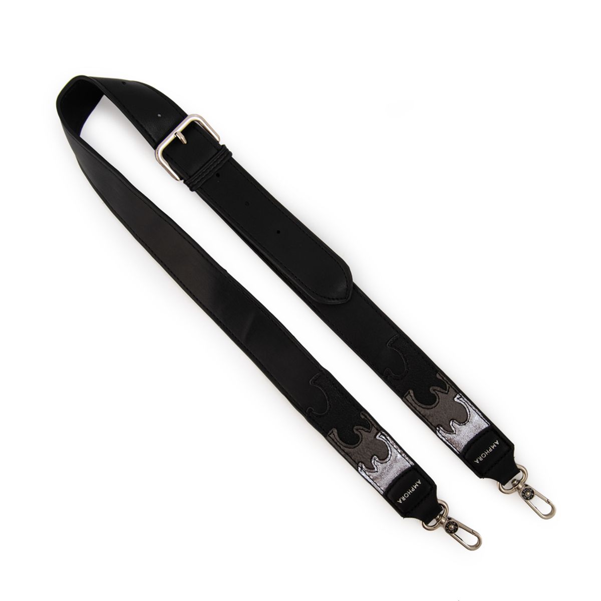 AMPHORA - Longstrap tessa negro