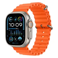 APPLE - Watch Ultra 2 49mm GPS+Cellular Natural Titanio Correa Naranja