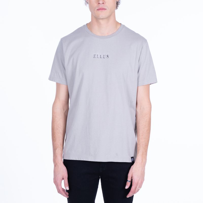 ELLUS - Polera Manga Corta Hombre Silicone Wash Ellus