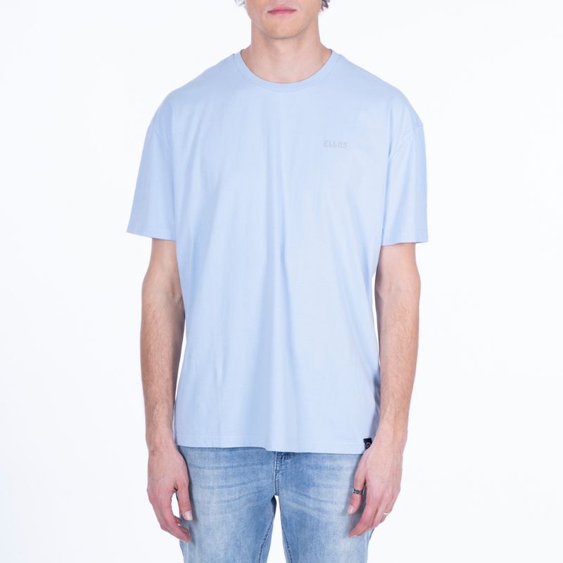 ELLUS - Polera Manga Corta Hombre Silicone Wash Ellus