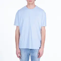 ELLUS - Polera Manga Corta Hombre Silicone Wash