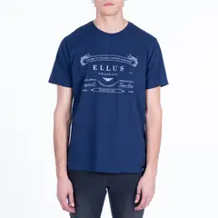 ELLUS - Polera Manga Corta Hombre Silicone Wash