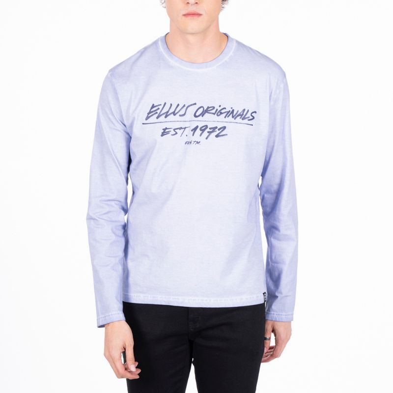 ELLUS - Polera Manga Larga Hombre Originals Ellus