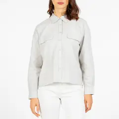 ELLUS - Blusa Manga Larga Mujer Lino