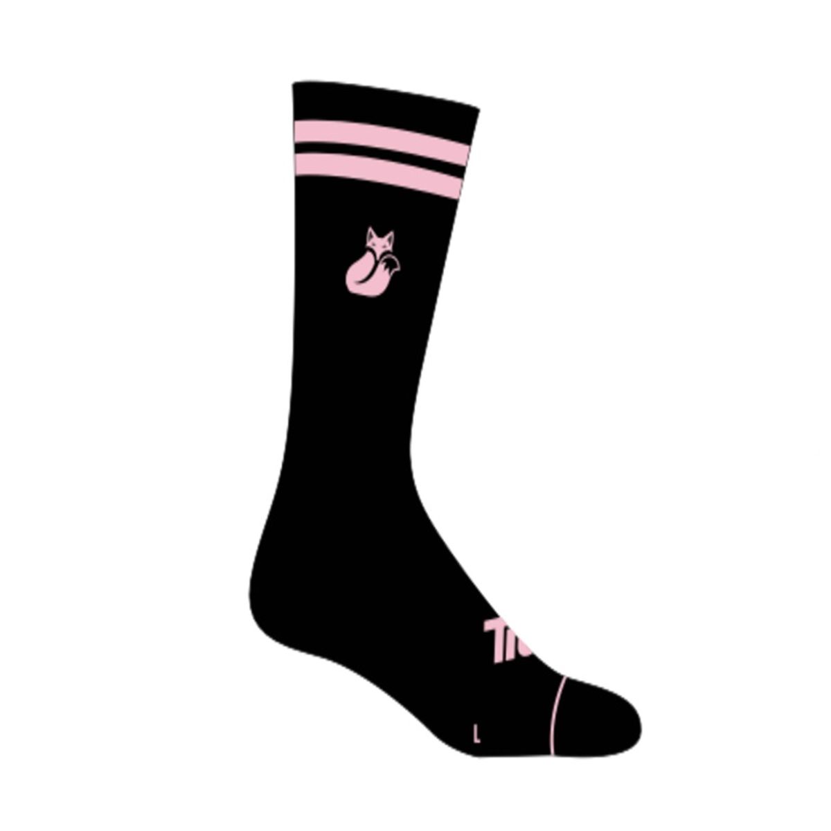 TILKI - Calcetin Tilki Comfort Line NegroRosa Pack X3 Tenis Padel