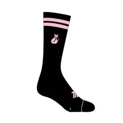 TILKI - Calcetin Comfort Line NegroRosa Pack X3 Tenis Padel