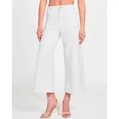 GUESS - Jeans Bellflower Crop Wide Leg Blanco